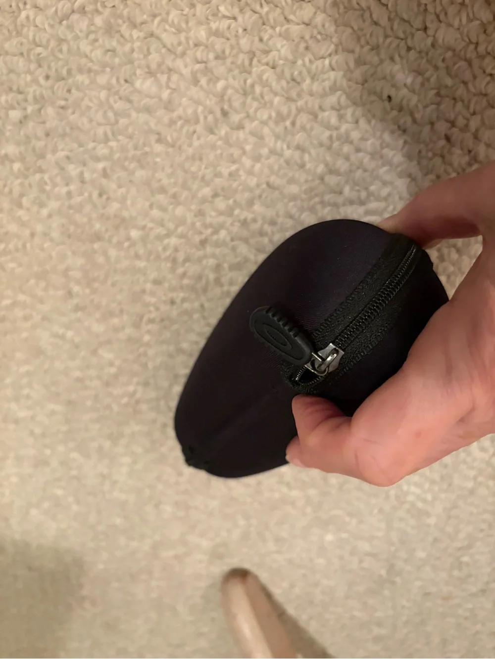 Oakley Black Semi-Rigid Sunglasses Case with Embossed Logo Sutro $235